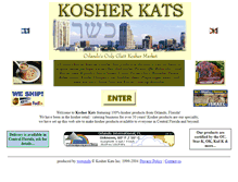 Tablet Screenshot of kosherkats.com